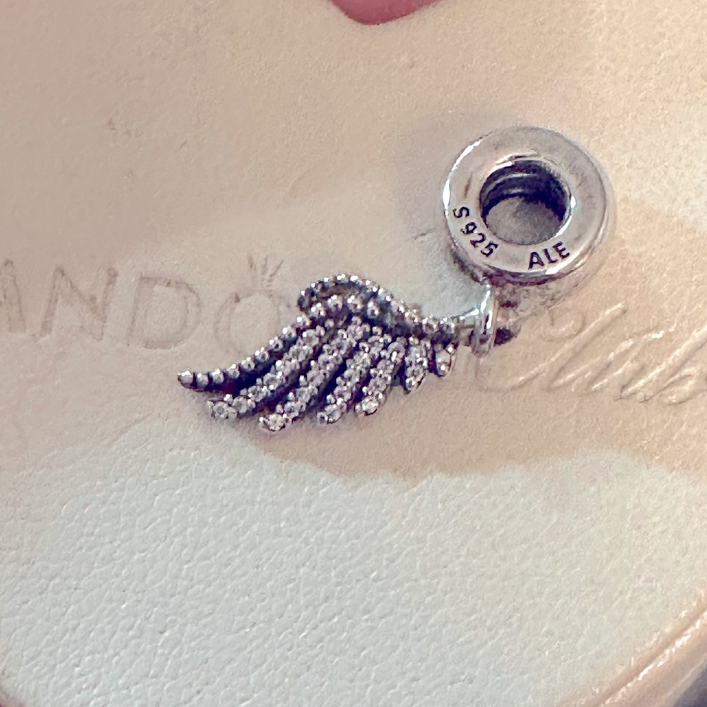 Pandora angel wing charm